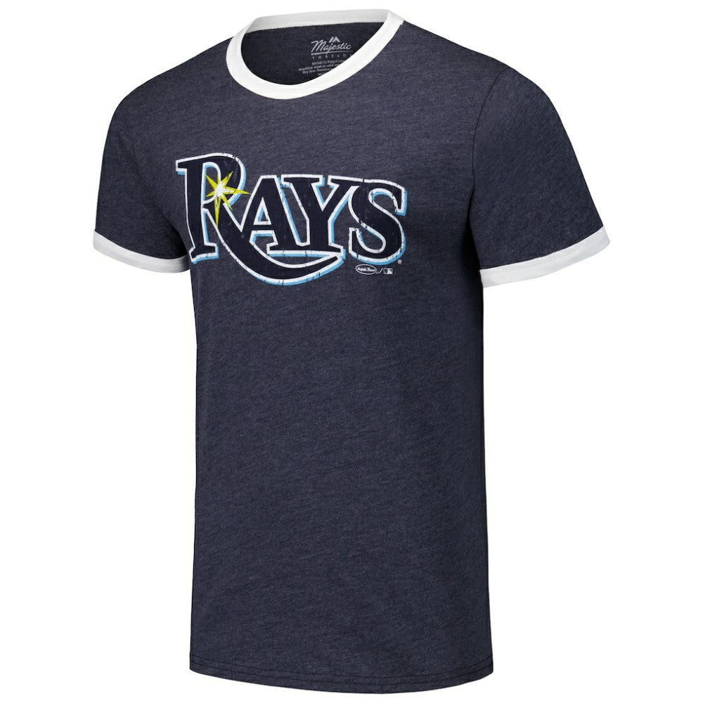 Tampa Bay Rays Majestic Threads Ringer Tri-Blend T-Shirt Online