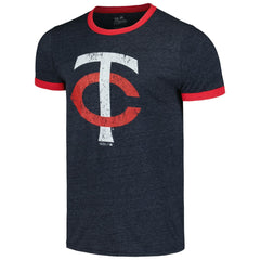 Minnesota Twins Majestic Threads Ringer Tri-Blend T-Shirt Sale