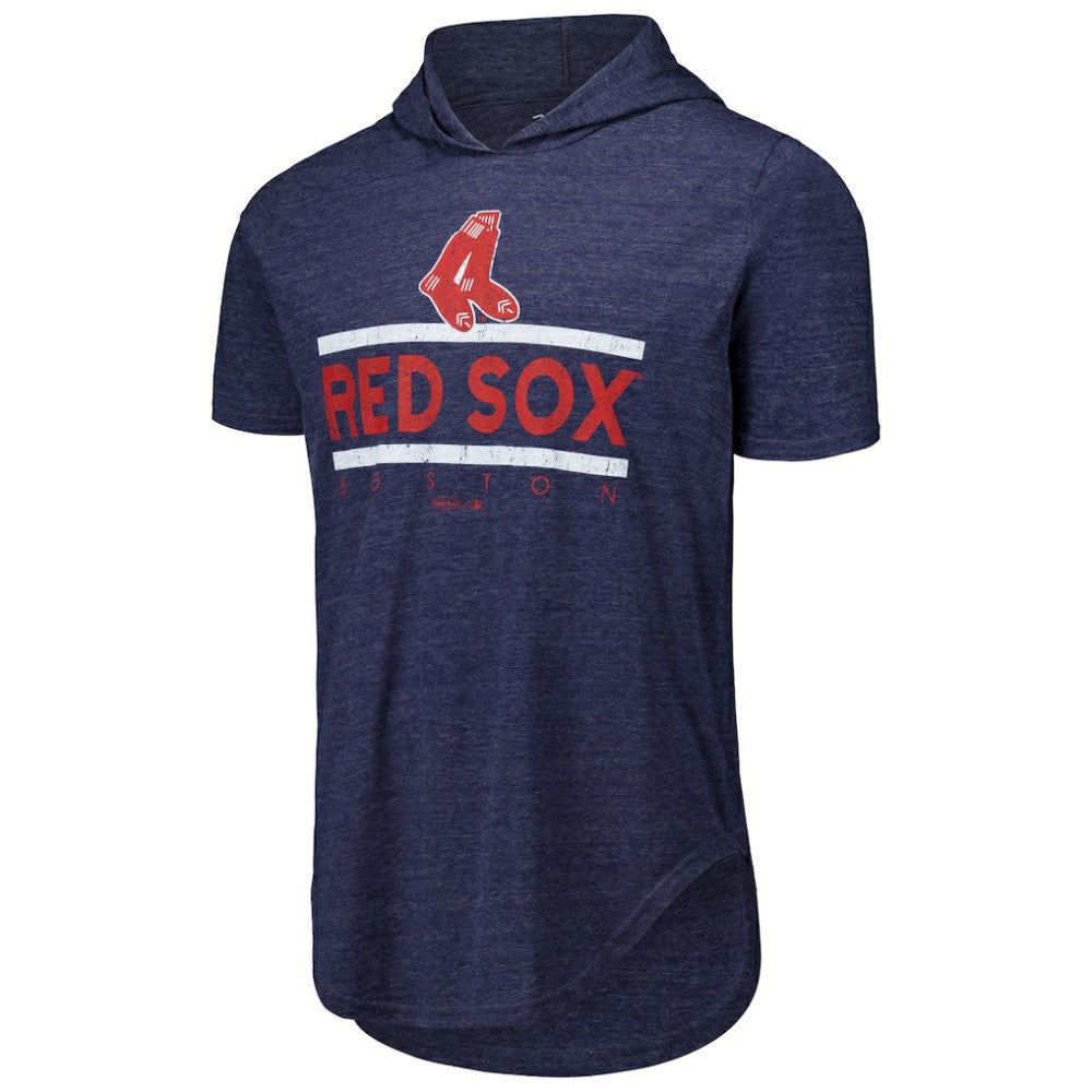 Boston Red Sox Majestic Threads Tri-Blend Hoodie T-Shirt Outlet