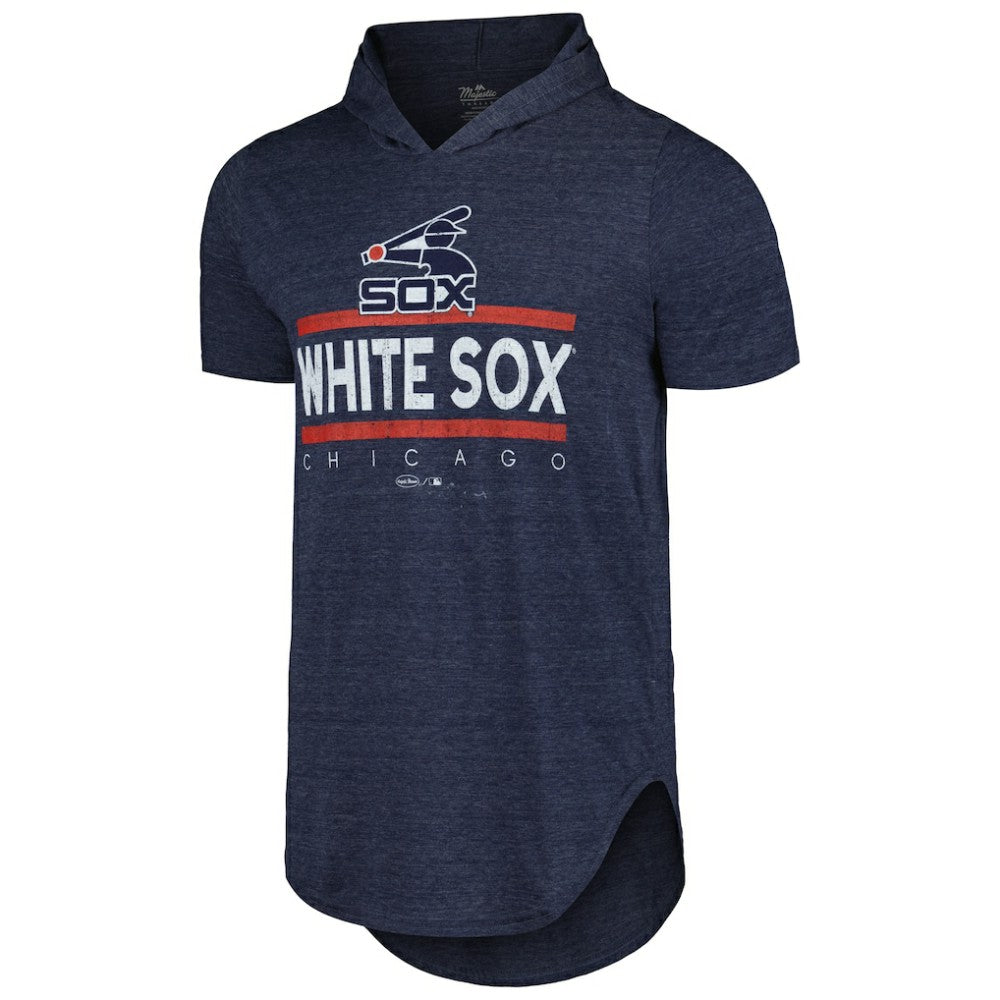 Chicago White Sox Majestic Threads Tri-Blend Hoodie T-Shirt Discount