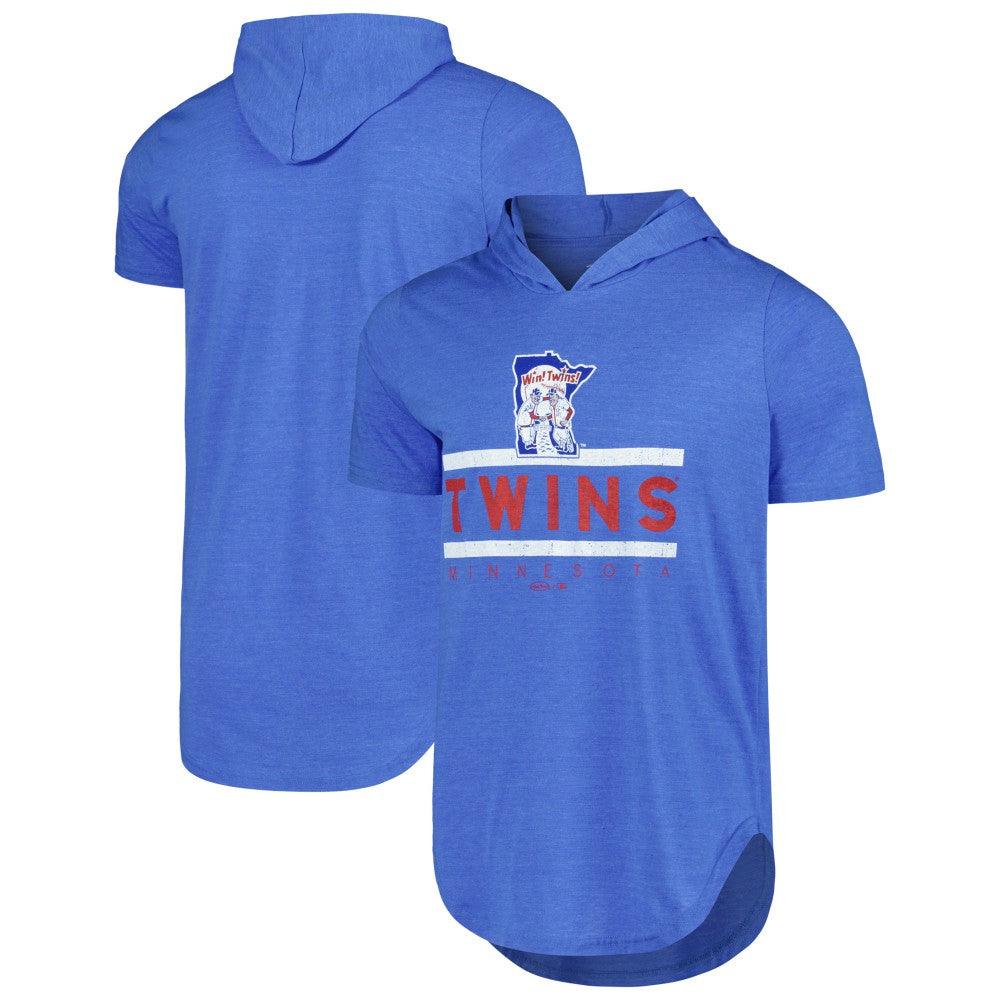 Minnesota Twins Majestic Threads Tri-Blend Hoodie T-Shirt Sale