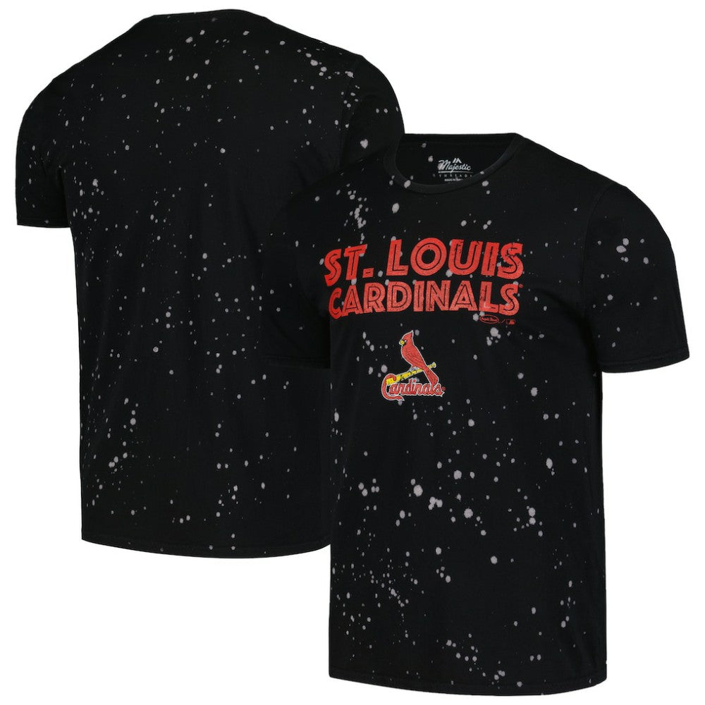 St. Louis Cardinals Majestic Threads Splatter T-Shirt Sale