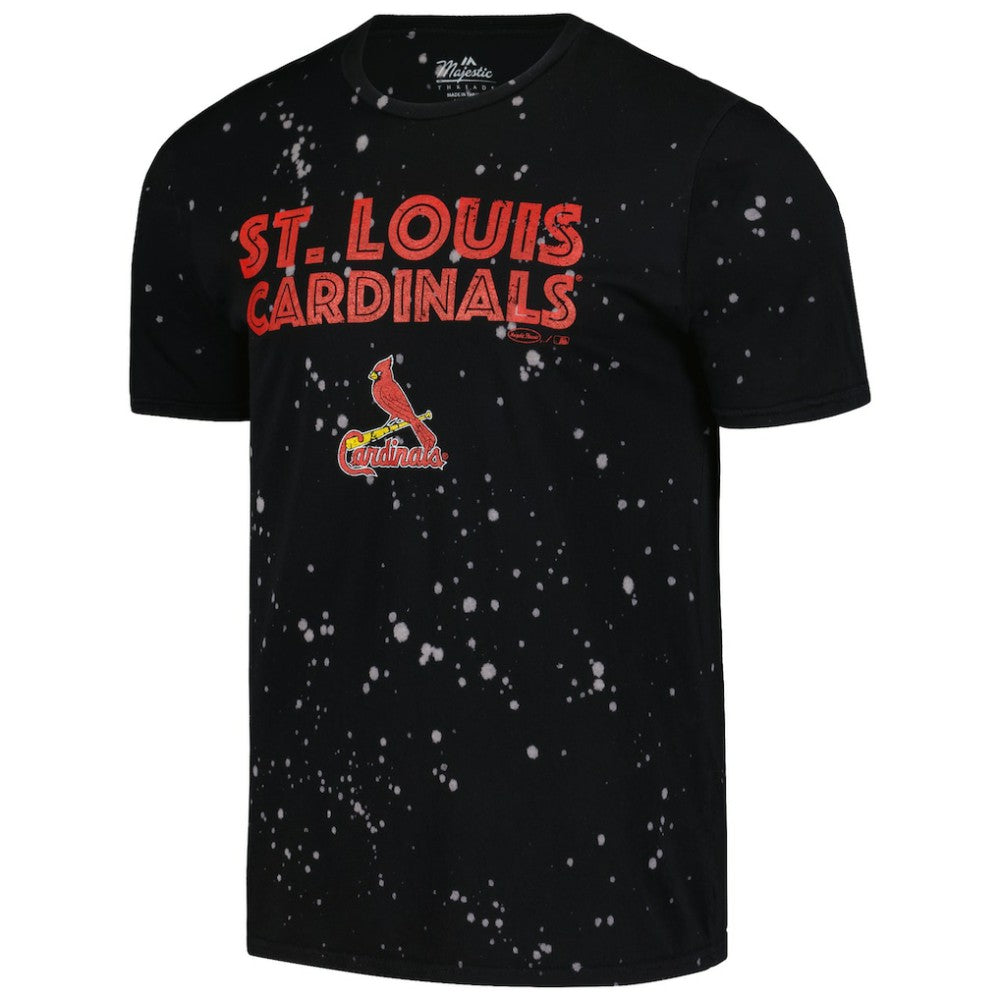 St. Louis Cardinals Majestic Threads Splatter T-Shirt Sale
