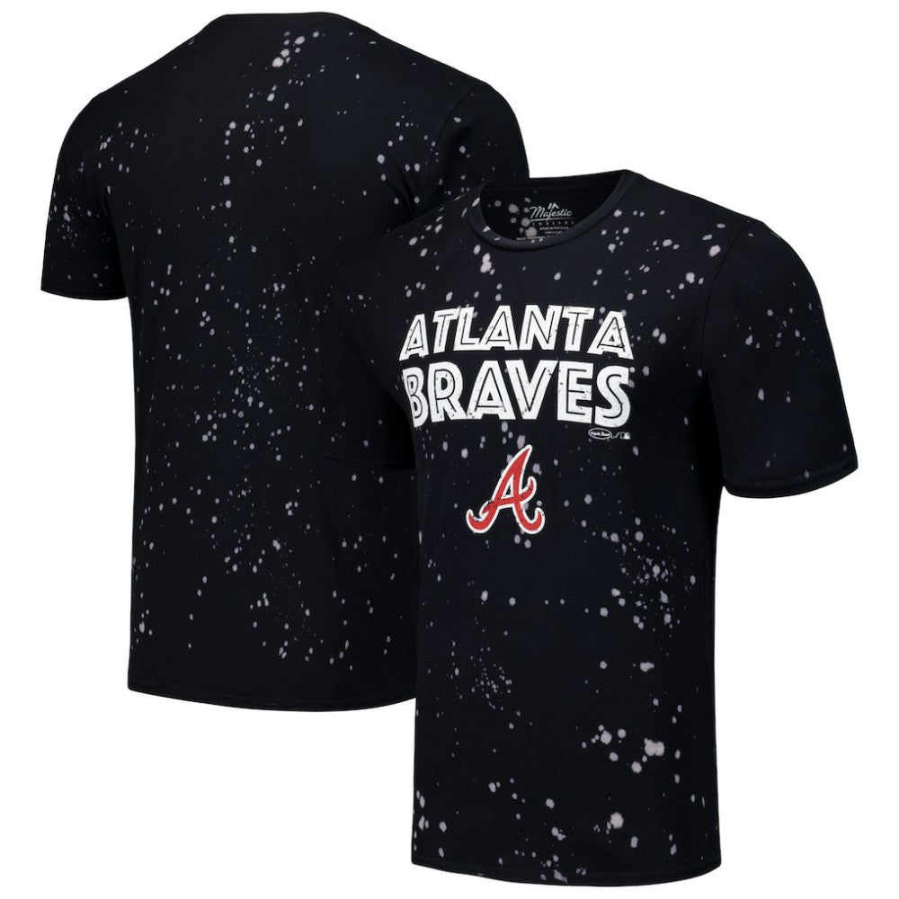 Atlanta Braves Majestic Threads Splatter T-Shirt Online