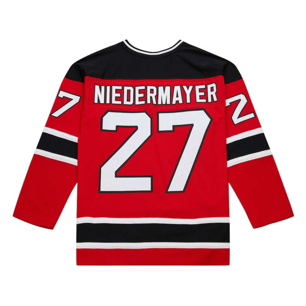 Scott Niedermayer New Jersey Devils Mitchell & Ness Big & Tall 1999/00 Blue Line 2.0 Jersey - Red | NHL sale