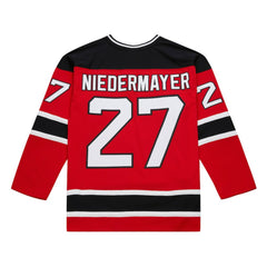 Scott Niedermayer New Jersey Devils Mitchell & Ness Big & Tall 1999/00 Blue Line 2.0 Jersey - Red | NHL sale