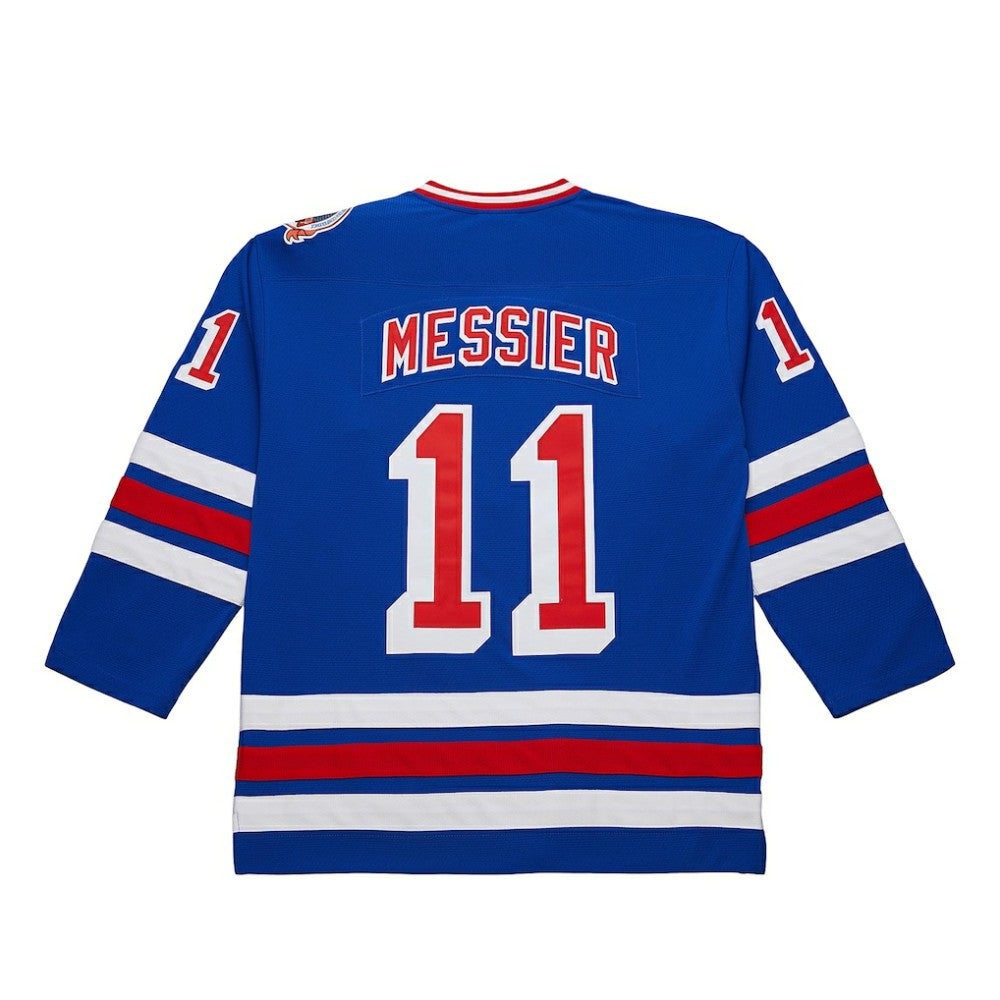 Mark Messier New York Rangers Mitchell & Ness Big & Tall 1993/94 Blue Line 2.0 Jersey - Blue | NHL Clearance