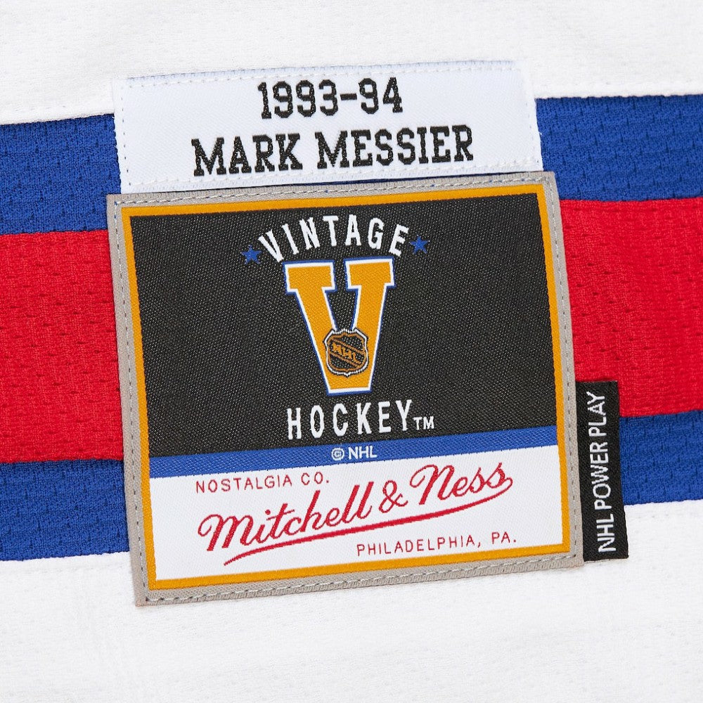 Mark Messier New York Rangers Mitchell & Ness Big & Tall 1993/94 Blue Line 2.0 Jersey - Blue | NHL Clearance