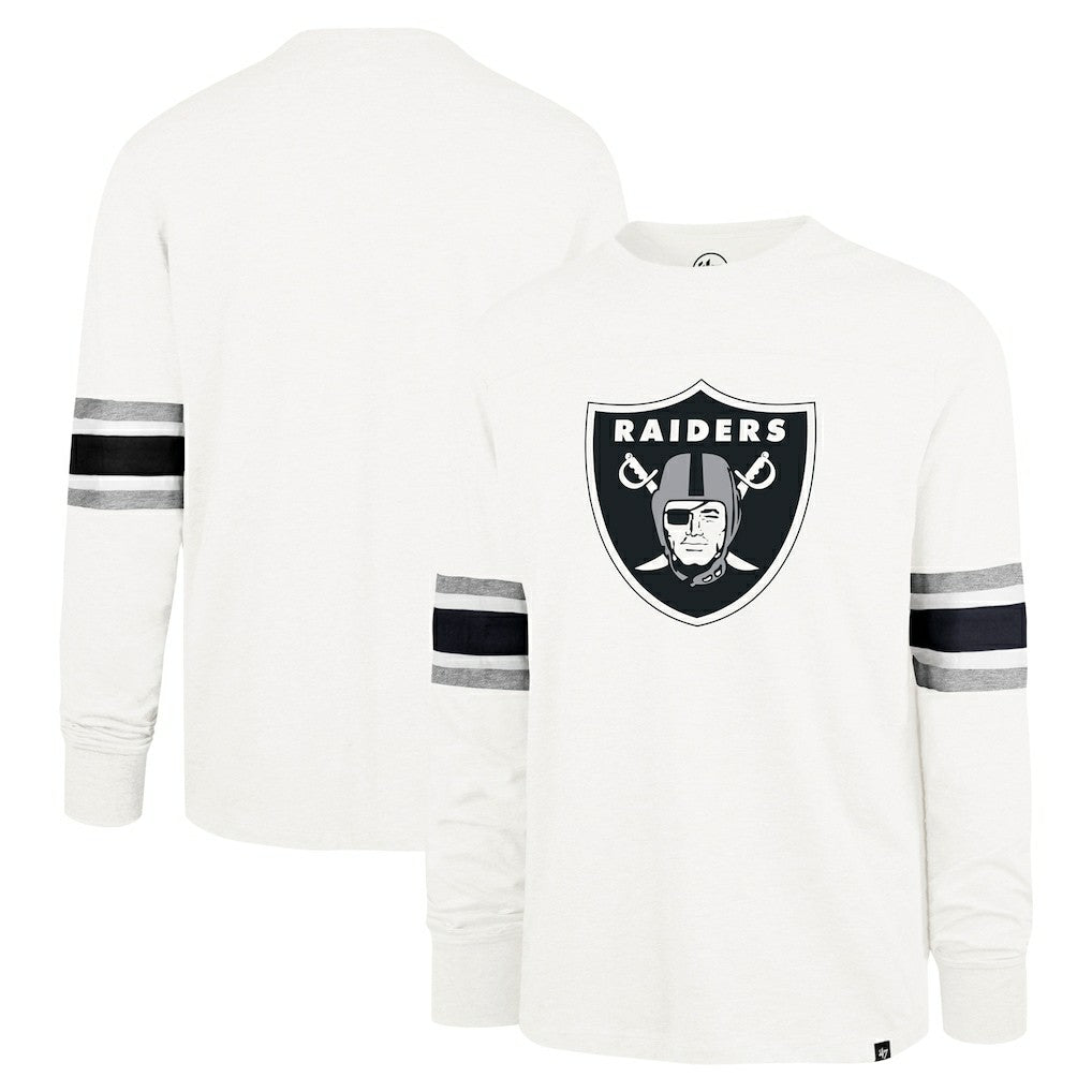Las Vegas Raiders '47 Gridiron Premier Brex Long Sleeve T-Shirt - White - 47 brand