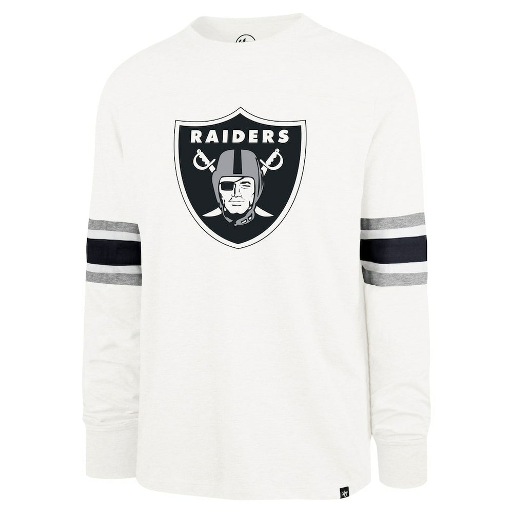 Las Vegas Raiders '47 Gridiron Premier Brex Long Sleeve T-Shirt - White - 47 brand