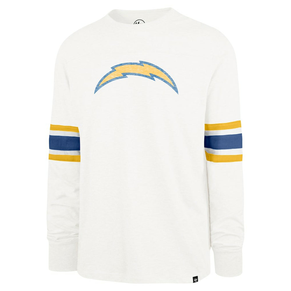 Los Angeles Chargers '47 Gridiron Premier Brex Long Sleeve T-Shirt - White - 47 brand