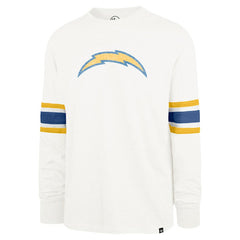 Los Angeles Chargers '47 Gridiron Premier Brex Long Sleeve T-Shirt - White - 47 brand