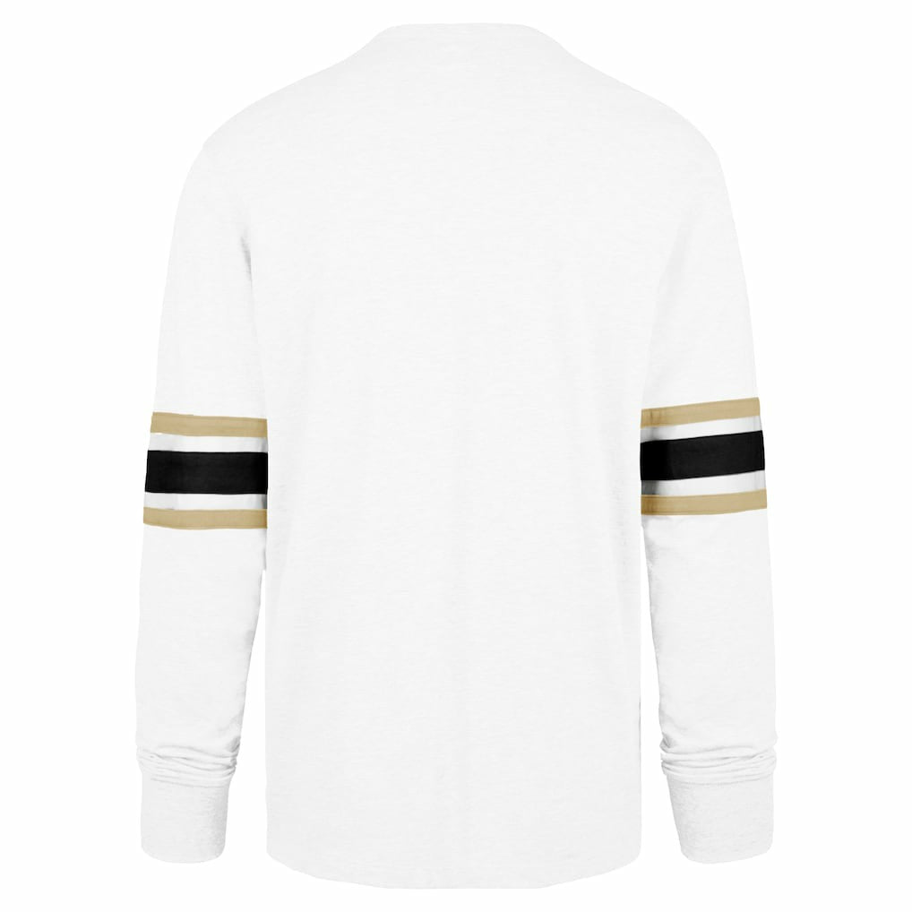 New Orleans Saints '47 Gridiron Premier Brex Long Sleeve T-Shirt - White - 47 brand