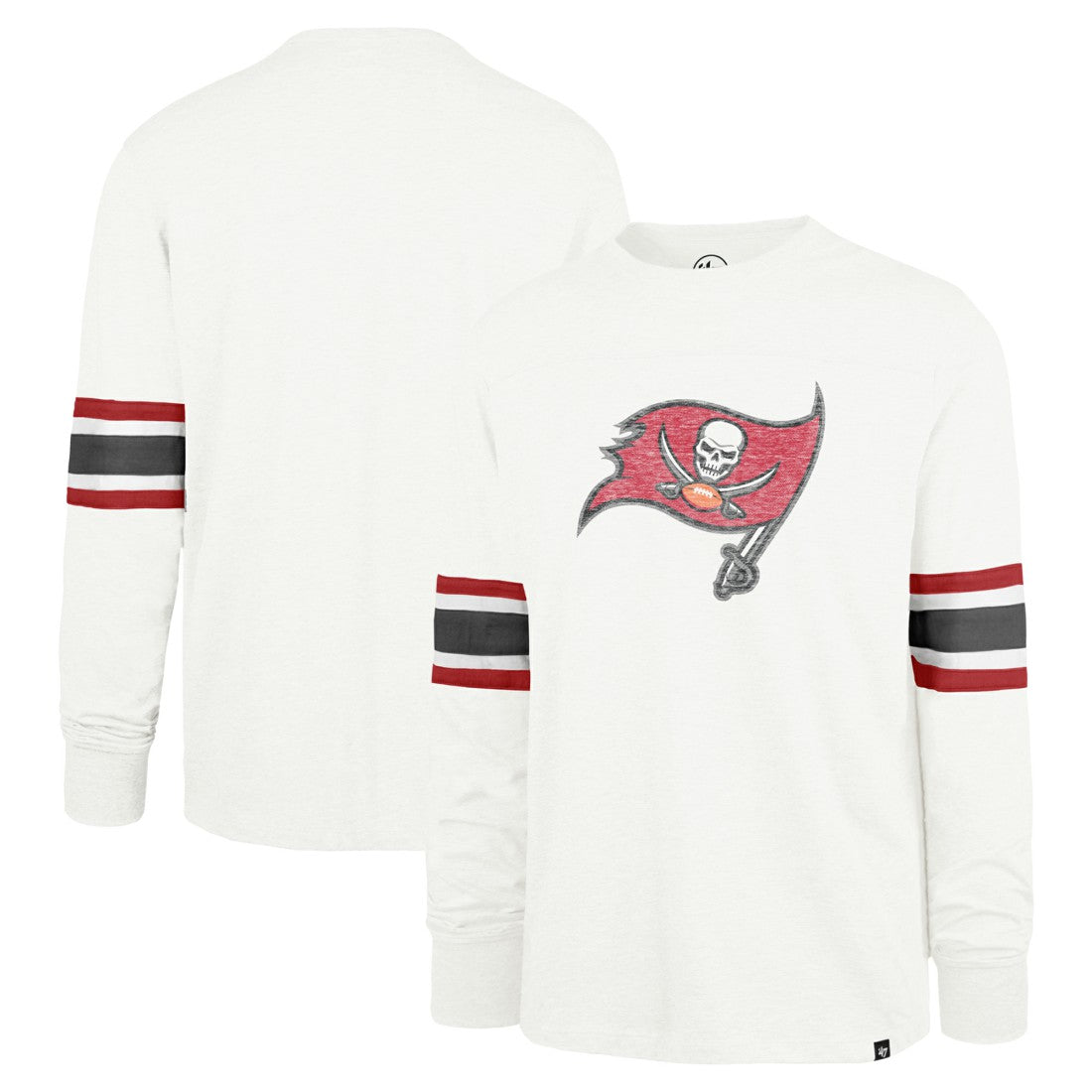 Tampa Bay Buccaneers '47 Gridiron Premier Brex Long Sleeve T-Shirt - White - 47 brand