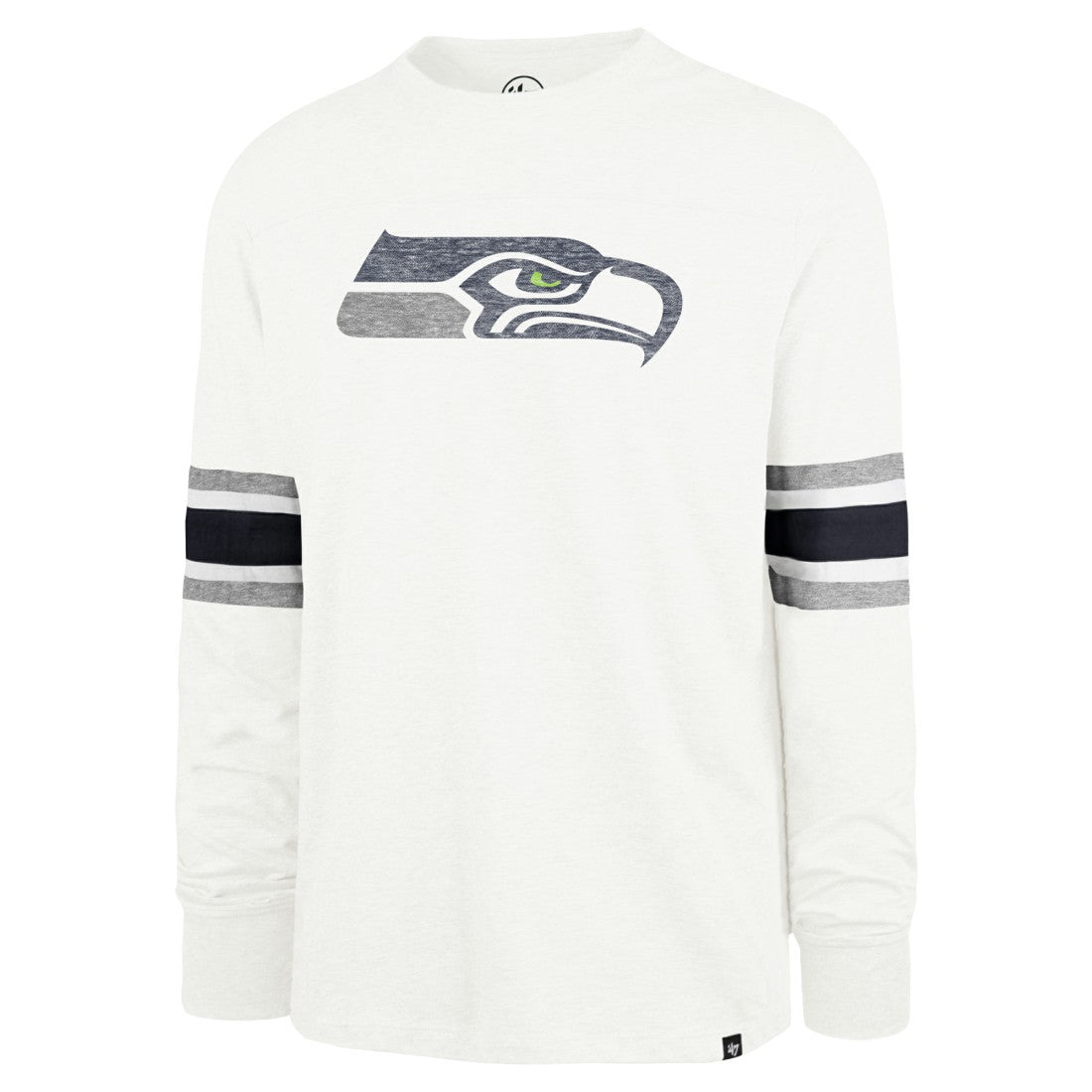 Seattle Seahawks '47 Gridiron Premier Brex Long Sleeve T-Shirt - White - 47 brand