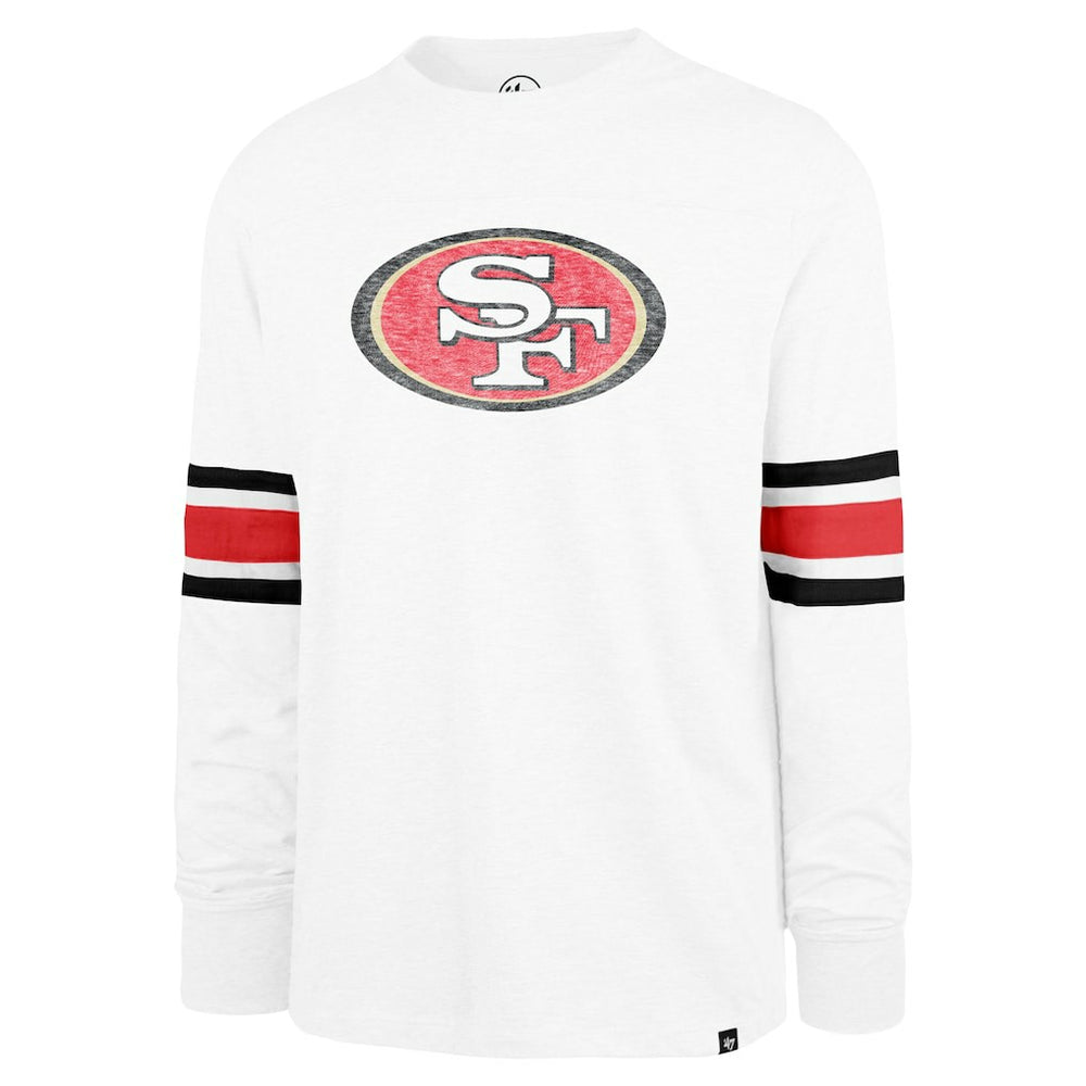 San Francisco 49ers '47 Gridiron Premier Brex Long Sleeve T-Shirt - White - 47 brand