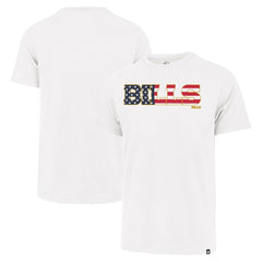 Buffalo Bills '47 Flag Script Franklin T-Shirt - White - 47 brand