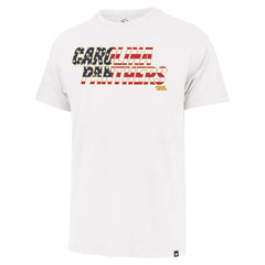 Carolina Panthers '47 Flag Script Franklin T-Shirt - White - 47 brand