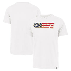 Kansas City Chiefs '47 Flag Script Franklin T-Shirt - White - 47 brand