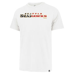 Seattle Seahawks '47 Flag Script Franklin T-Shirt - White - 47 brand