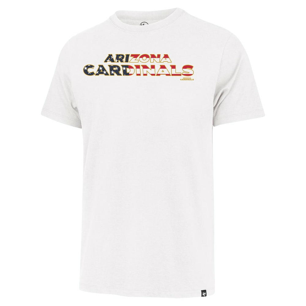 Arizona Cardinals '47 Flag Script Franklin T-Shirt - White - 47 brand