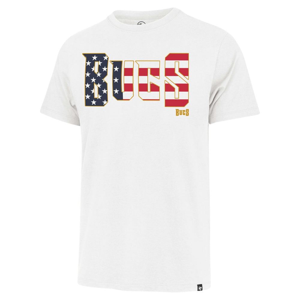 Tampa Bay Buccaneers '47 Flag Script Franklin T-Shirt - White - 47 brand