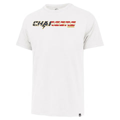 Los Angeles Chargers '47 Flag Script Franklin T-Shirt - White - 47 brand