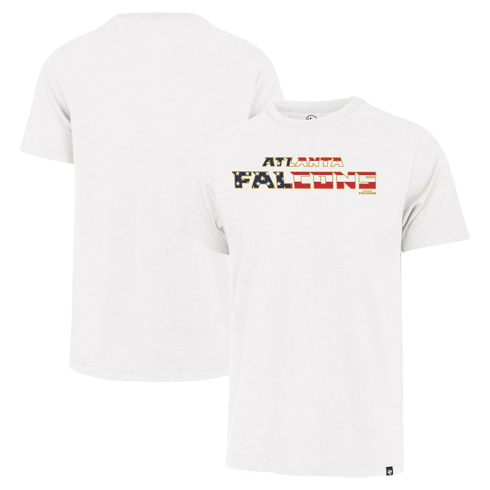 Atlanta Falcons '47 Flag Script Franklin T-Shirt - White - 47 brand