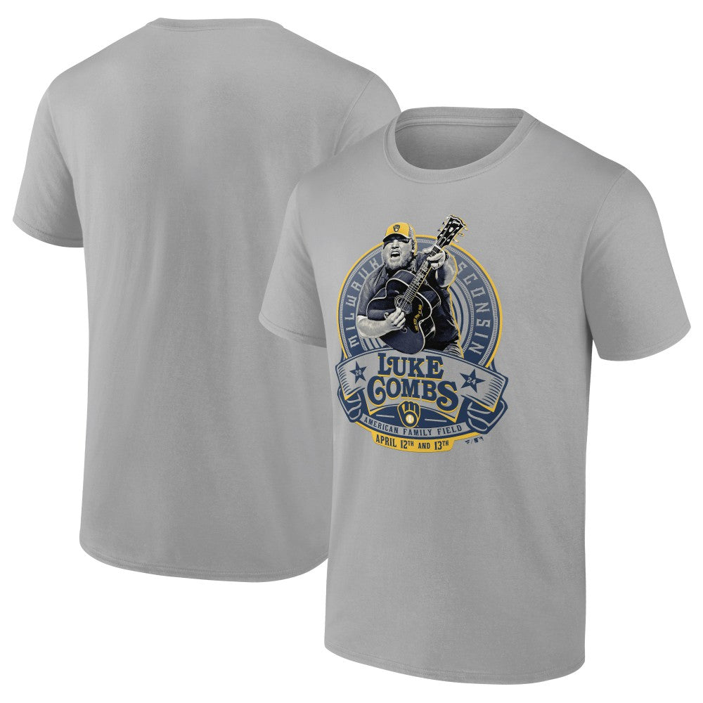 Luke Combs x Milwaukee Brewers Fanatics Graphic T-Shirt for sale