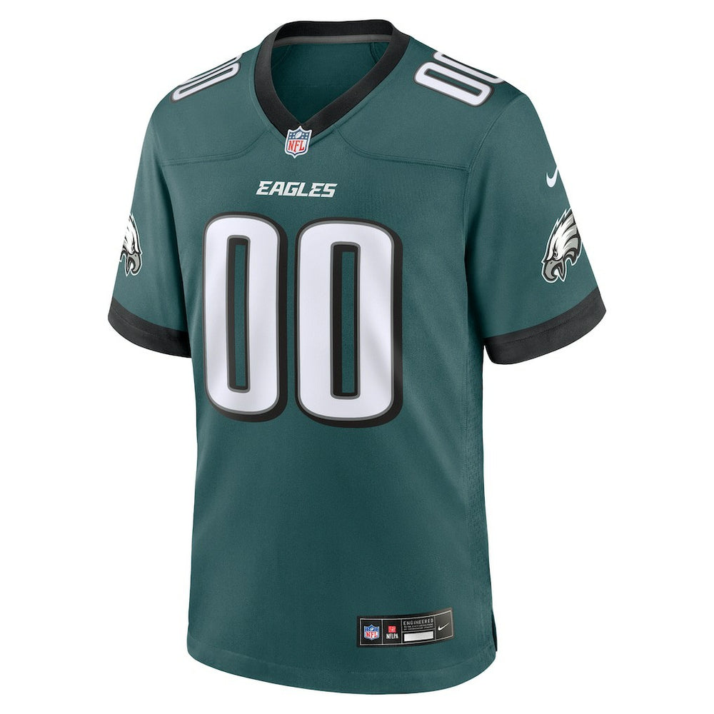 Philadelphia Eagles Custom Game Jersey - Midnight Green - Nike