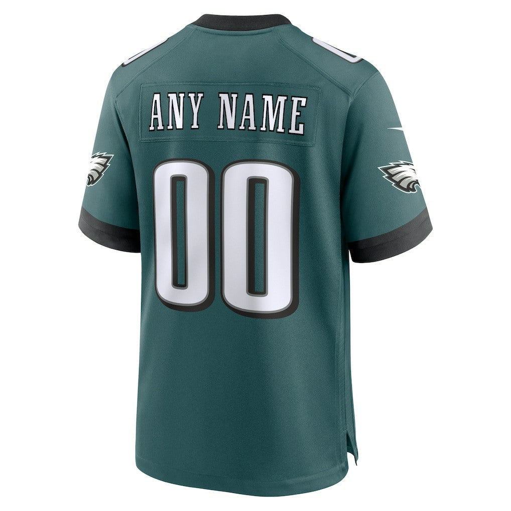 Philadelphia Eagles Custom Game Jersey - Midnight Green - Nike