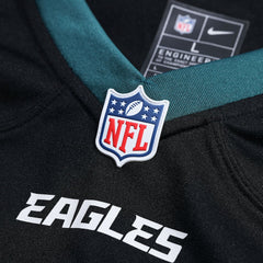 Philadelphia Eagles Alternate Custom Game Jersey - Black - Nike
