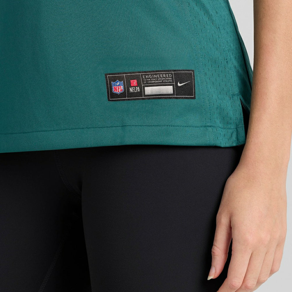 Philadelphia Eagles Women's Custom Game Jersey - Midnight Green - Nike