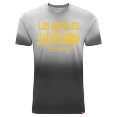 Los Angeles Lakers Sportiqe Unisex Bingham Sun-Fade T-Shirt Black
