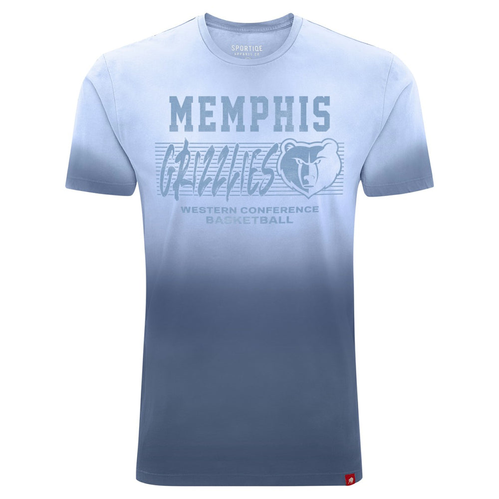 Memphis Grizzlies Sportiqe Unisex Bingham Sun-Fade T-Shirt Navy