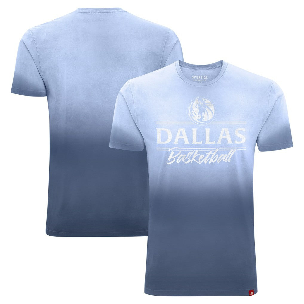 Dallas Mavericks Sportiqe Unisex Bingham Sun-Fade T-Shirt Blue
