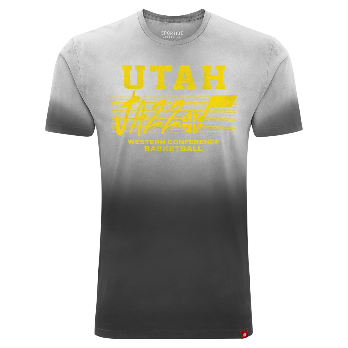 Utah Jazz Sportiqe Unisex Bingham Sun-Fade T-Shirt Black