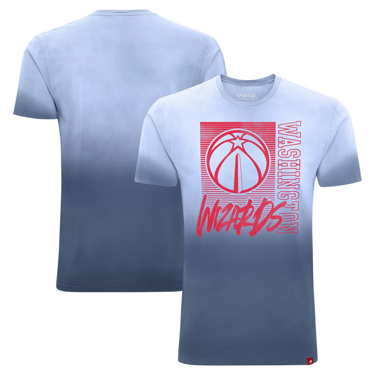 Washington Wizards Sportiqe Unisex Bingham Sun-Fade T-Shirt Navy