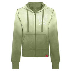 Boston Celtics Sportiqe Women's Carli Sun Fade Full-Zip Hoodie Olive