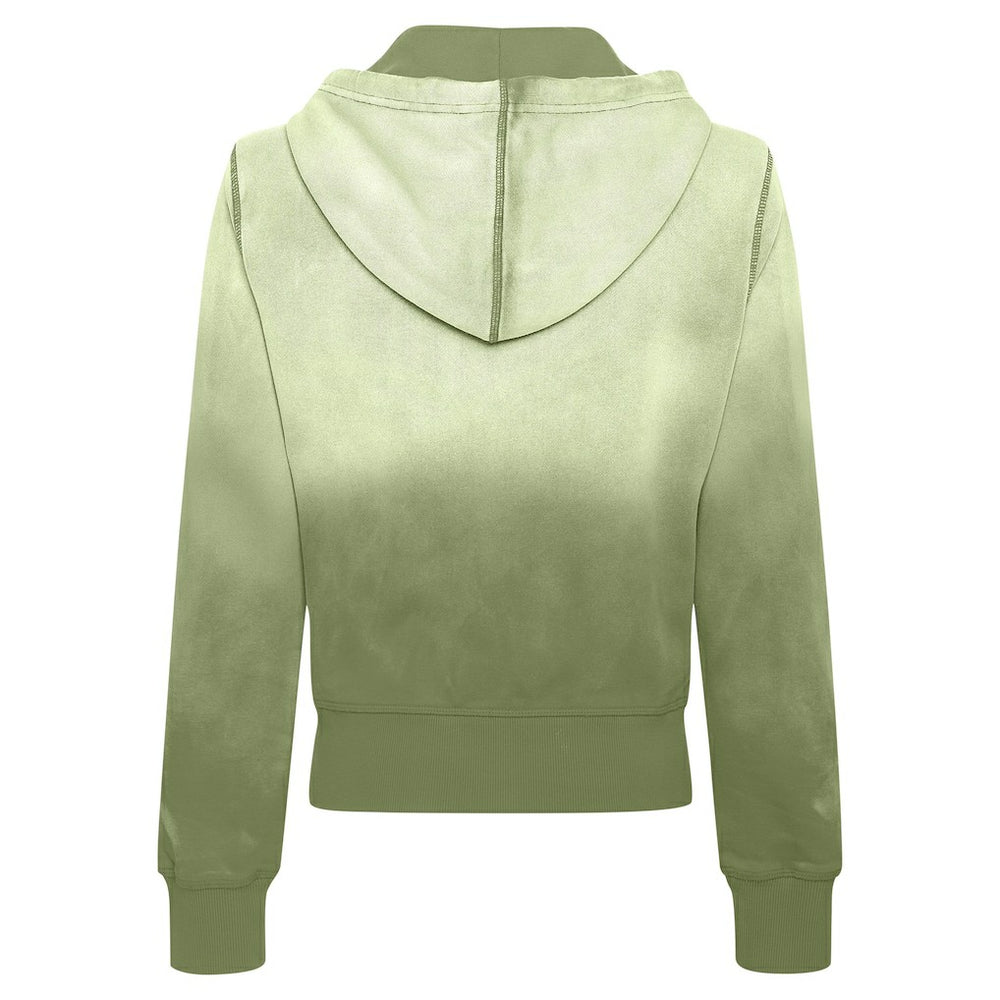 Boston Celtics Sportiqe Women's Carli Sun Fade Full-Zip Hoodie Olive