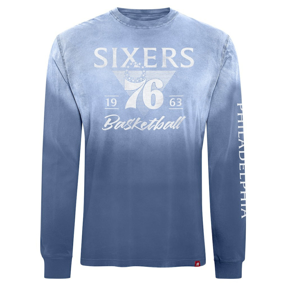 Philadelphia 76ers Sportiqe Unisex Mohave Sun-Dipped Long Sleeve T-Shirt Royal