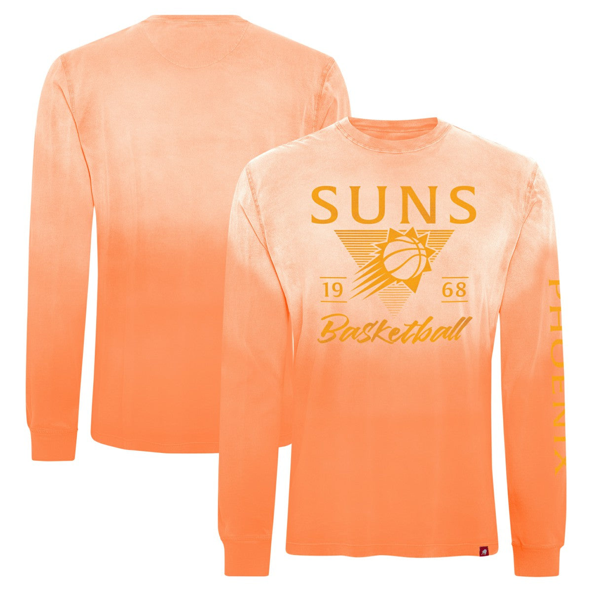 Phoenix Suns Sportiqe Unisex Mohave Sun-Dipped Long Sleeve T-Shirt Orange