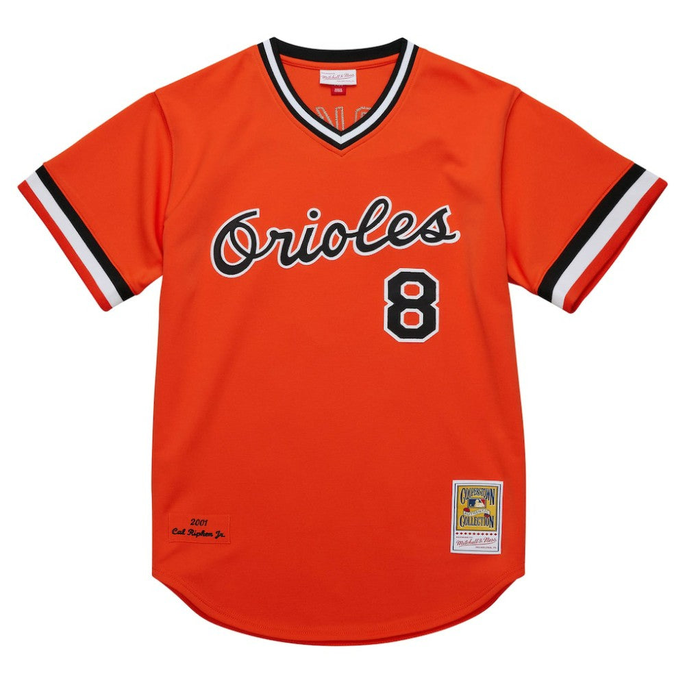 Cal Ripken Jr. Baltimore Orioles Mitchell & Ness 2001 Cooperstown Collection Authentic Throwback Jersey Discount