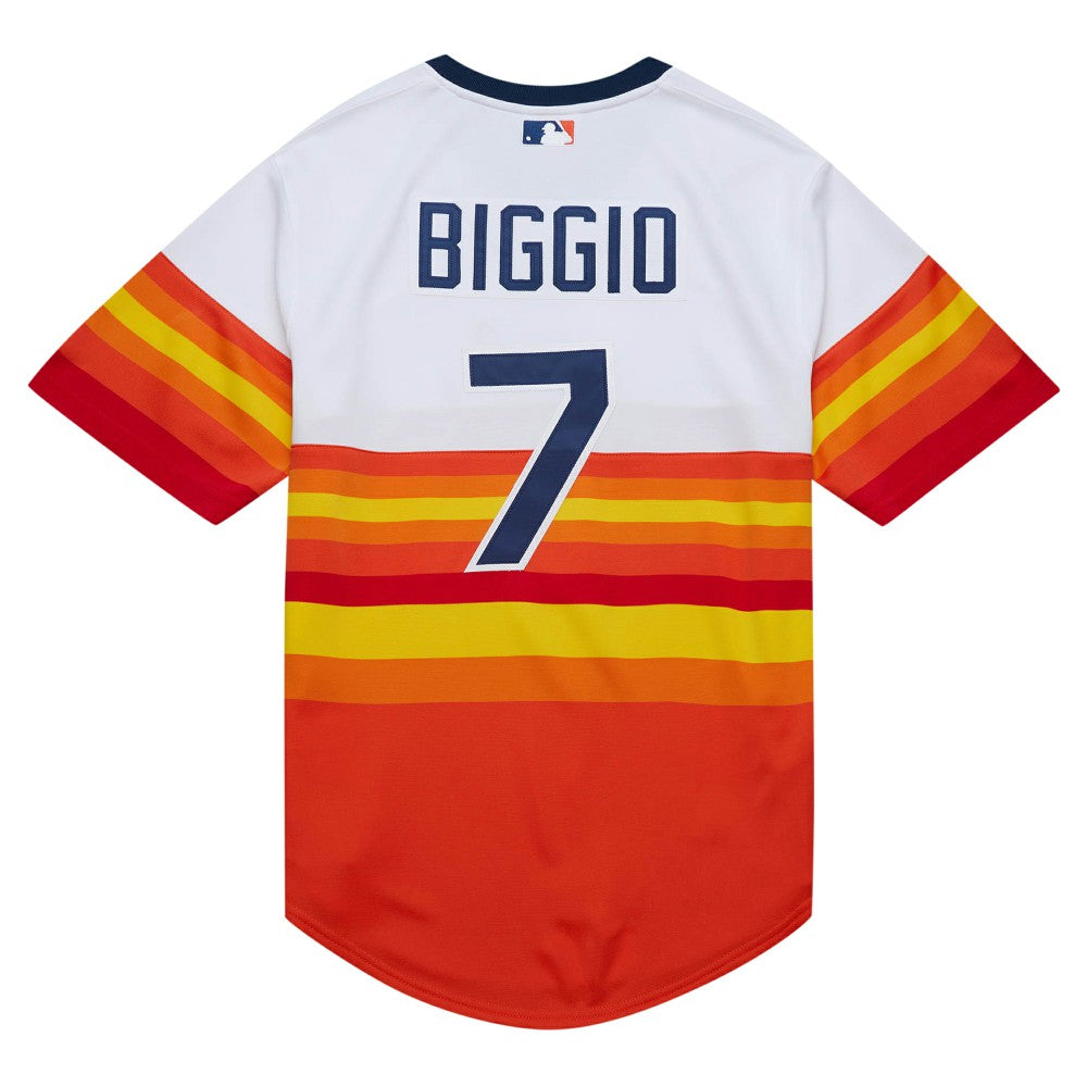 Craig Biggio Houston Astros Mitchell & Ness 2004 Cooperstown Collection Authentic Throwback Jersey Outlet