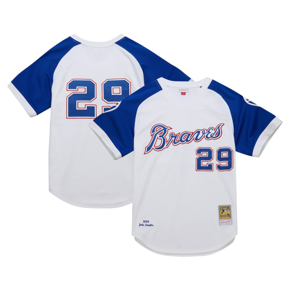 John Smoltz Atlanta Braves Mitchell & Ness 2004 Cooperstown Collection Authentic Throwback Jersey Online