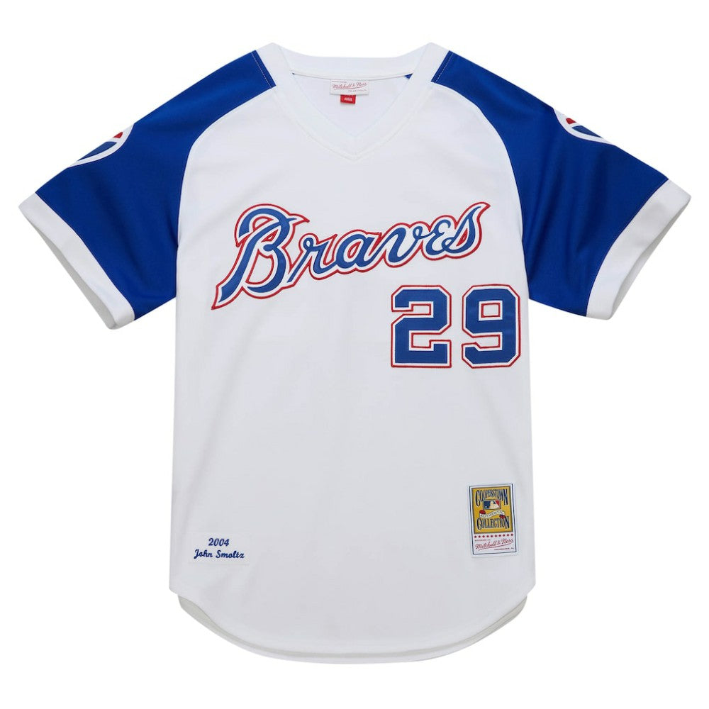 John Smoltz Atlanta Braves Mitchell & Ness 2004 Cooperstown Collection Authentic Throwback Jersey Online