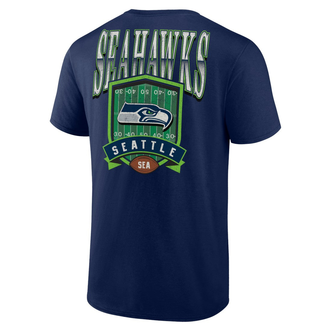 Seattle Seahawks Full Range T-Shirt - College Navy - NFL
