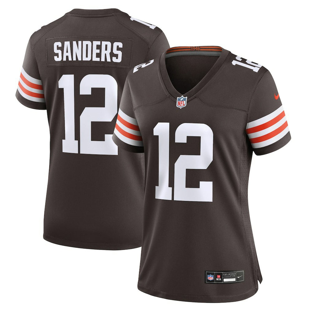 Shedeur Sanders Cleveland Browns Women's 2025 NFL Draft Game Jersey - Brown - Nike