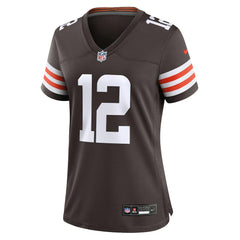 Shedeur Sanders Cleveland Browns Women's 2025 NFL Draft Game Jersey - Brown - Nike