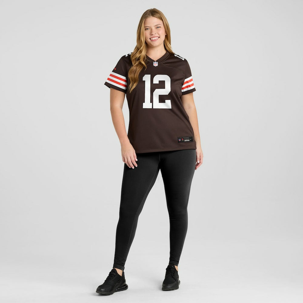 Shedeur Sanders Cleveland Browns Women's 2025 NFL Draft Game Jersey - Brown - Nike